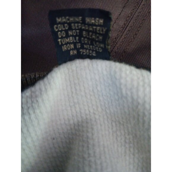 Vintage Abercrombie Fitch Sweater Mens  MedBrown Gray Pullover V-Neck Casual Y2K - Picture 9 of 9